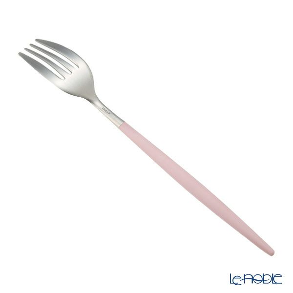 クチポール ミオ MIO ピンク／シルバー テーブルフォーク／ディナーフォーク 21.5cm マット仕上げ