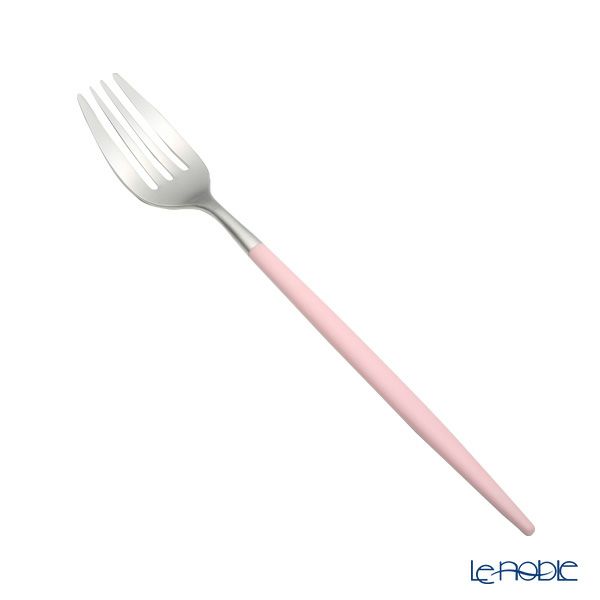 クチポール ミオ MIO ピンク／シルバー デザートフォーク 19.5cm マット仕上げ