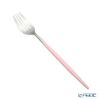 クチポール ミオ MIO ピンク／シルバー デザートフォーク 19.5cm マット仕上げ