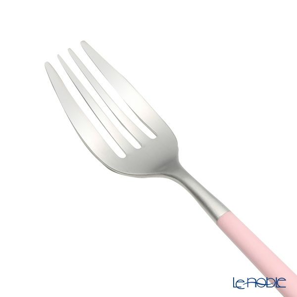 クチポール ミオ MIO ピンク／シルバー デザートフォーク 19.5cm マット仕上げ