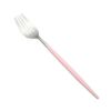 クチポール ミオ MIO ピンク／シルバー デザートフォーク 19.5cm マット仕上げ