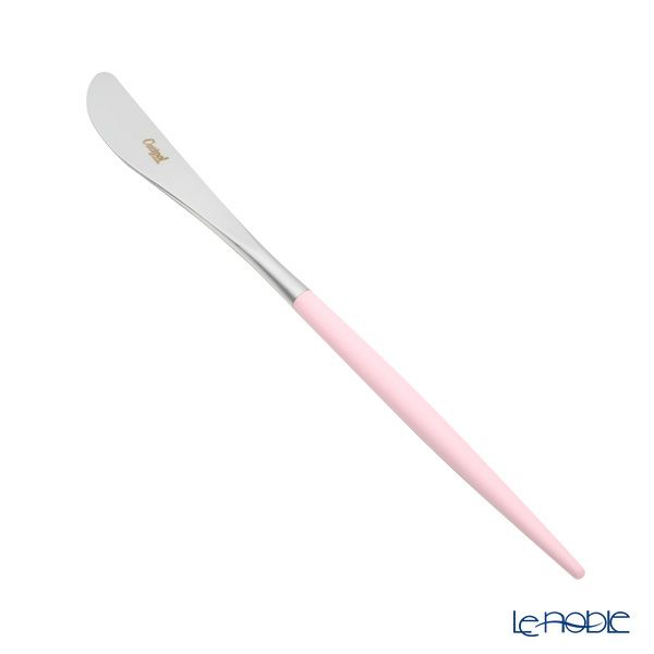 クチポール ミオ MIO ピンク／シルバー デザートナイフ 20cm マット仕上げ
