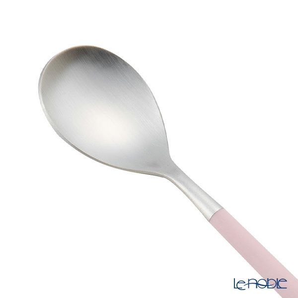 クチポール ミオ MIO ピンク／シルバー コーヒー／ティースプーン 13.5cm マット仕上げ