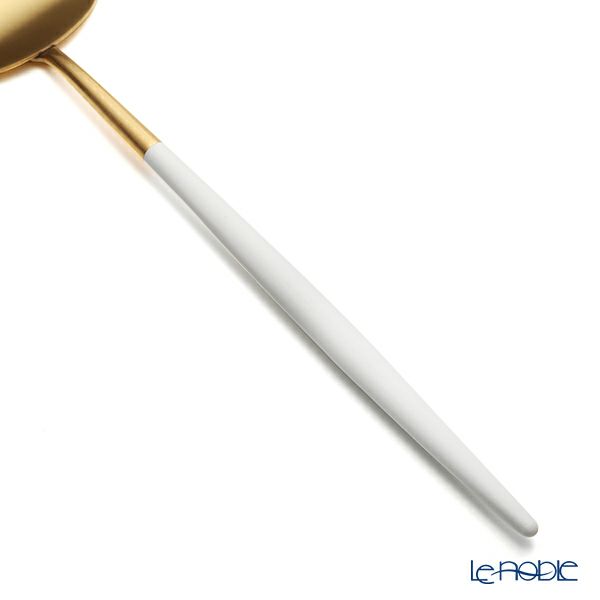 クチポール ゴア GOA ホワイト／ゴールド ケーキサーバー 27.5cm マット仕上げ