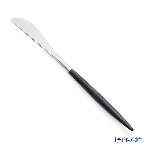 クチポール ナウ NAU ブラック／シルバー テーブルナイフ 23cm マット仕上げ