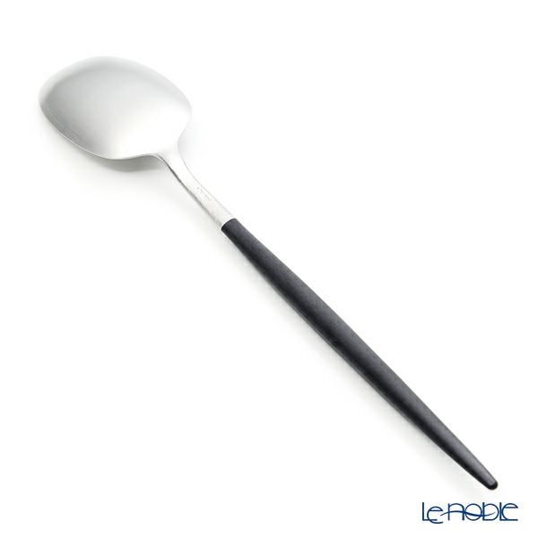 クチポール ナウ NAU ブラック／シルバー テーブルスプーン 21.8cm マット仕上げ