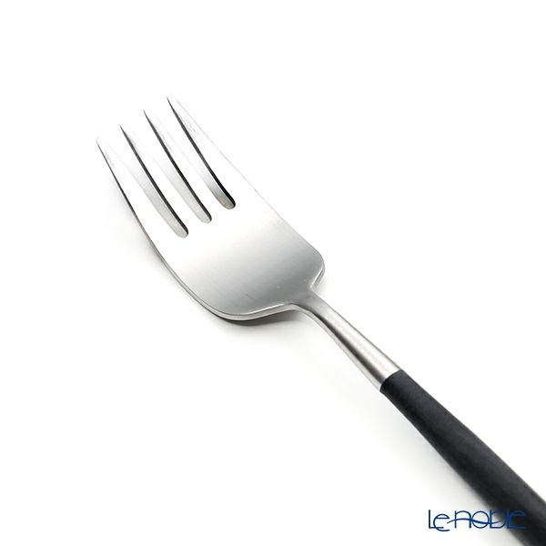 クチポール ナウ NAU ブラック／シルバー デザートフォーク 18.2cm マット仕上げ