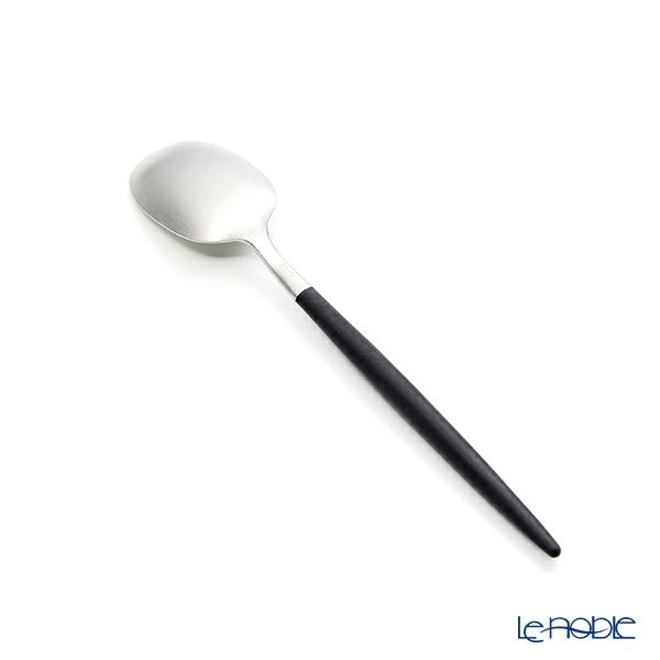 クチポール ナウ NAU ブラック／シルバー コーヒー／ティースプーン 13cm マット仕上げ
