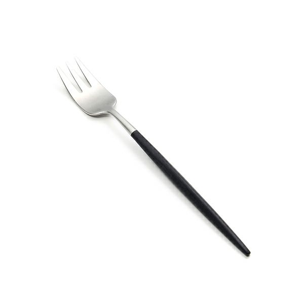 クチポール ナウ NAU ブラック／シルバー ペストリーフォーク 17cm マット仕上げ