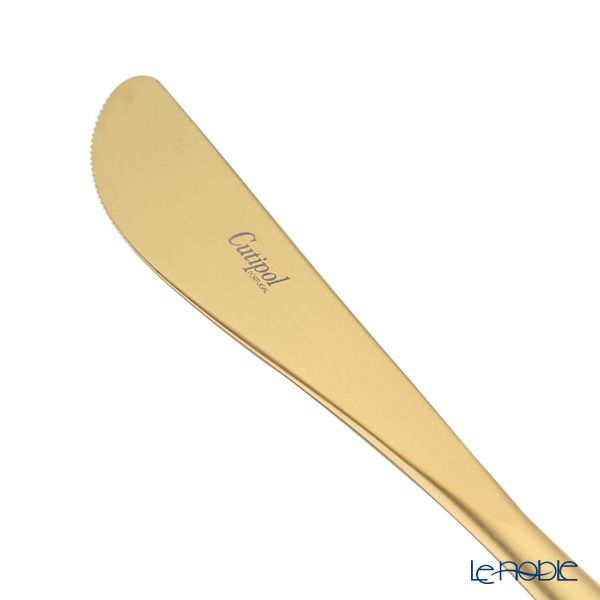 クチポール ナウ NAU ホワイト／ゴールド テーブルナイフ 23cm マット仕上げ