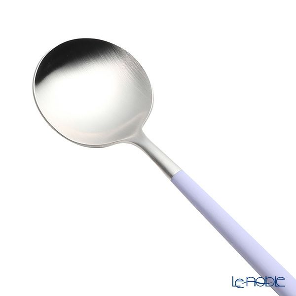 クチポール ゴア GOA バイオレット／シルバー デザートスプーン 18cm マット仕上げ