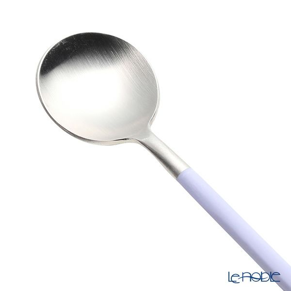 クチポール ゴア GOA バイオレット／シルバー コーヒー／ティースプーン 13cm マット仕上げ