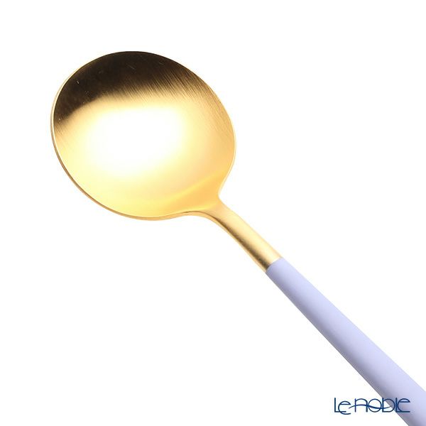 クチポール ゴア GOA バイオレット／ゴールド テーブルスプーン 21cm マット仕上げ