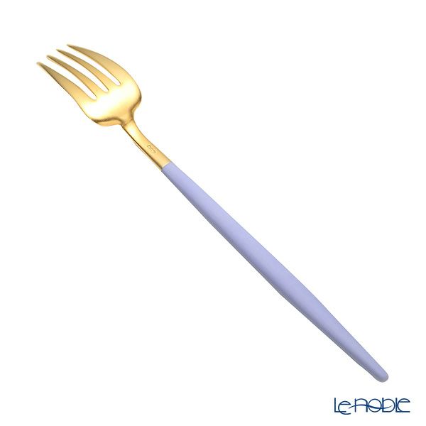 クチポール ゴア GOA バイオレット／ゴールド テーブルフォーク 21.5cm マット仕上げ