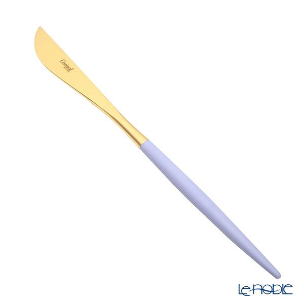 クチポール ゴア GOA バイオレット／ゴールド テーブルナイフ 23cm マット仕上げ