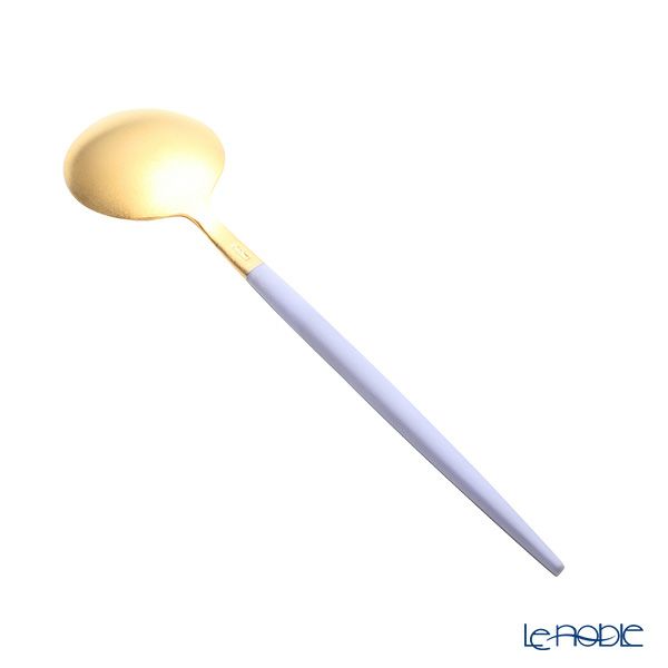 クチポール ゴア GOA バイオレット／ゴールド コーヒー／ティースプーン 13cm マット仕上げ