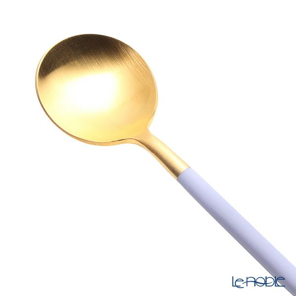 クチポール ゴア GOA バイオレット／ゴールド コーヒー／ティースプーン 13cm マット仕上げ