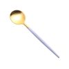 クチポール ゴア GOA バイオレット／ゴールド コーヒー／ティースプーン 13cm マット仕上げ
