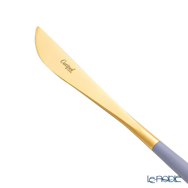 クチポール ゴア GOA バイオレット／ゴールド デザートナイフ 20cm マット仕上げ