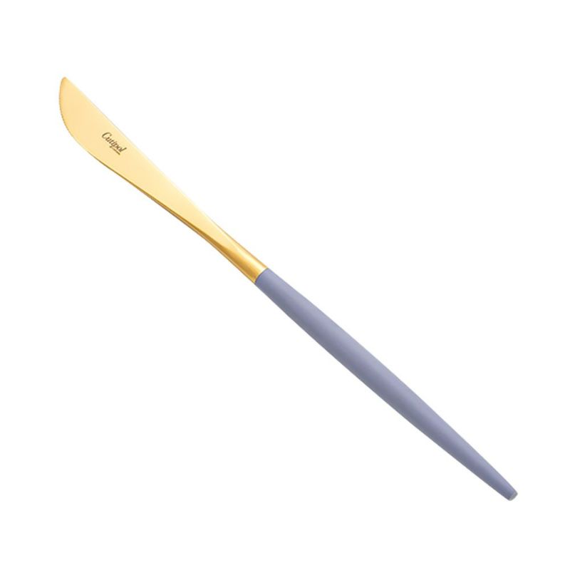 クチポール ゴア GOA バイオレット／ゴールド デザートナイフ 20cm マット仕上げ