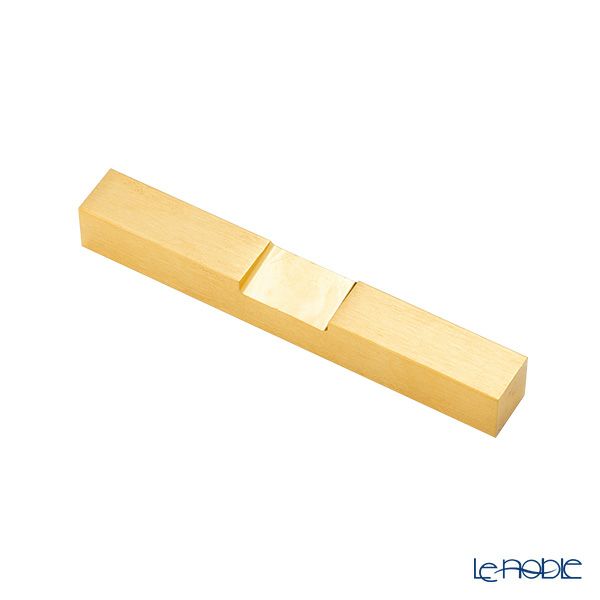 クチポール ゴア GOA バイオレット／ゴールド 箸+箸置セット 22cm マット仕上げ