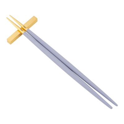 クチポール ゴア GOA セラドン／ゴールド 箸+箸置セット 22cm マット