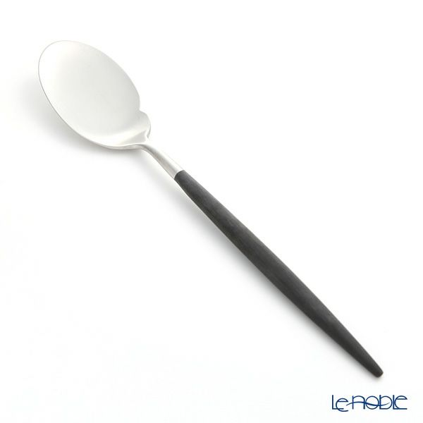 クチポール ゴア GOA ブラック／シルバー グルメスプーン 22cm マット仕上げ