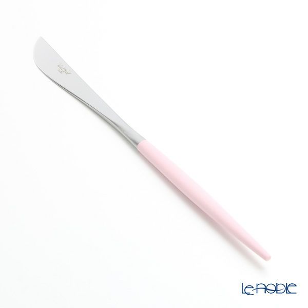 クチポール ゴア GOA ピンク／シルバー テーブルナイフ 22cm マット仕上げ