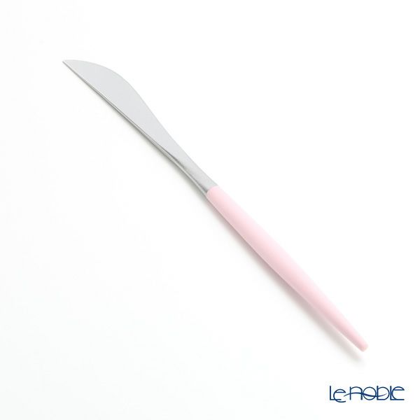 クチポール ゴア GOA ピンク／シルバー テーブルナイフ 22cm マット仕上げ