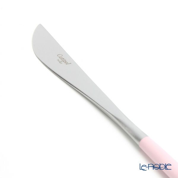 クチポール ゴア GOA ピンク／シルバー テーブルナイフ 22cm マット仕上げ