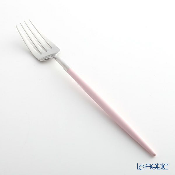 クチポール ゴア GOA ピンク／シルバー デザートフォーク 18.5cm マット仕上げ