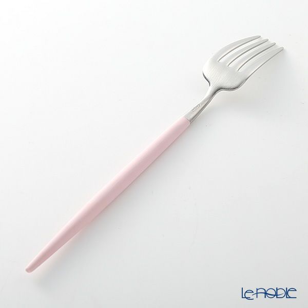 クチポール ゴア GOA ピンク／シルバー デザートフォーク 18.5cm マット仕上げ