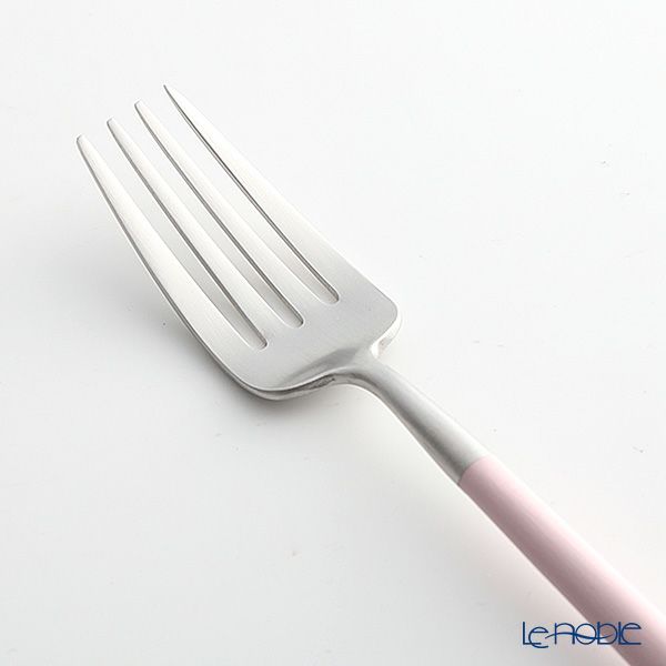 クチポール ゴア GOA ピンク／シルバー デザートフォーク 18.5cm マット仕上げ