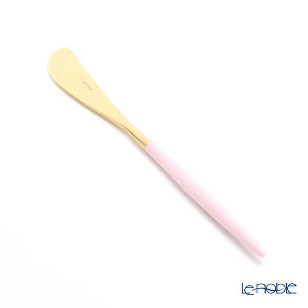 クチポール ゴア GOA ピンク／ゴールド バタースプレッダー（バターナイフ） 17cm マット仕上げ