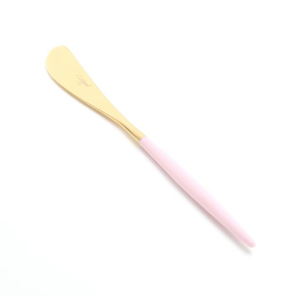 クチポール ゴア GOA ピンク／ゴールド バタースプレッダー（バターナイフ） 17cm マット仕上げ