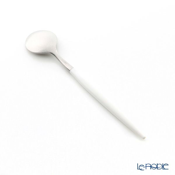 クチポール ゴア GOA ホワイト／シルバー モカ／エスプレッソスプーン 10.5cm マット仕上げ