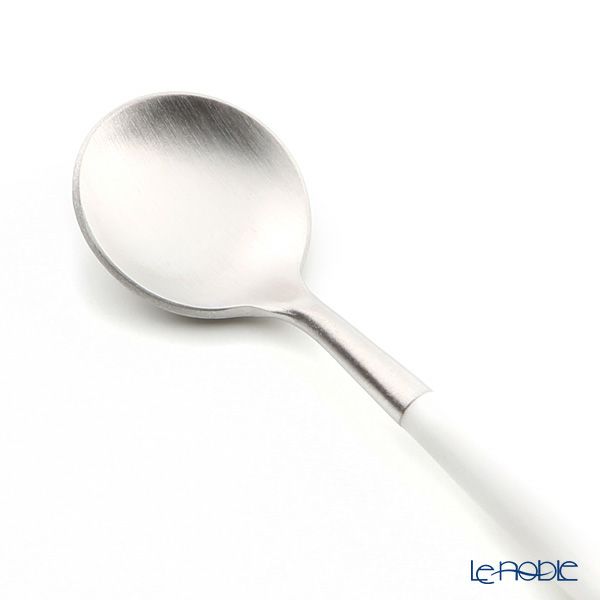 クチポール ゴア GOA ホワイト／シルバー モカ／エスプレッソスプーン 10.5cm マット仕上げ