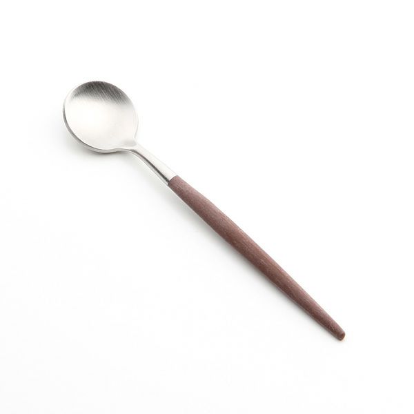 クチポール ゴア GOA ブラウン／シルバー モカ／エスプレッソスプーン 10.5cm マット仕上げ