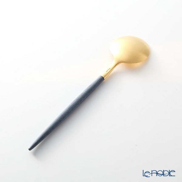 クチポール ゴア GOA ブルー／ゴールド コーヒー／ティースプーン 13cm マット仕上げ