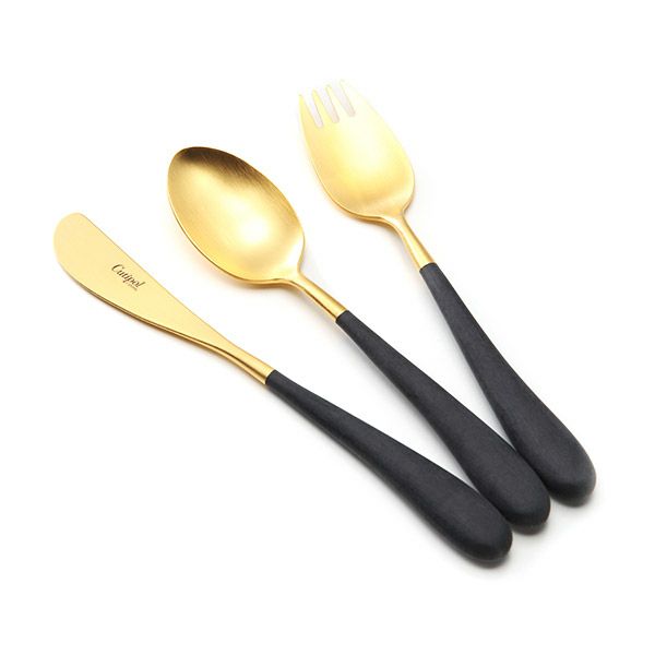 クチポール アリス ALICE ブラック／ゴールド 3ピースセット