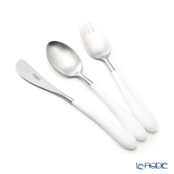 クチポール アリス ALICE ホワイト／シルバー 3ピースセット