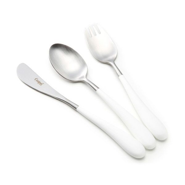 クチポール アリス ALICE ホワイト／シルバー 3ピースセット