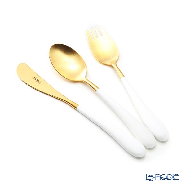 クチポール アリス ALICE ホワイト／ゴールド 3ピースセット