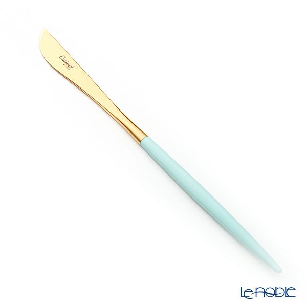 クチポール ゴア GOA ターコイズ／ゴールド デザートナイフ 20cm マット仕上げ