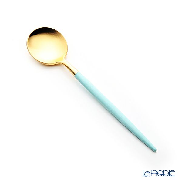 クチポール ゴア GOA ターコイズ／ゴールド コーヒー／ティースプーン 13cm マット仕上げ