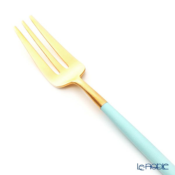 クチポール ゴア GOA ターコイズ／ゴールド ペストリーフォーク 17cm マット仕上げ
