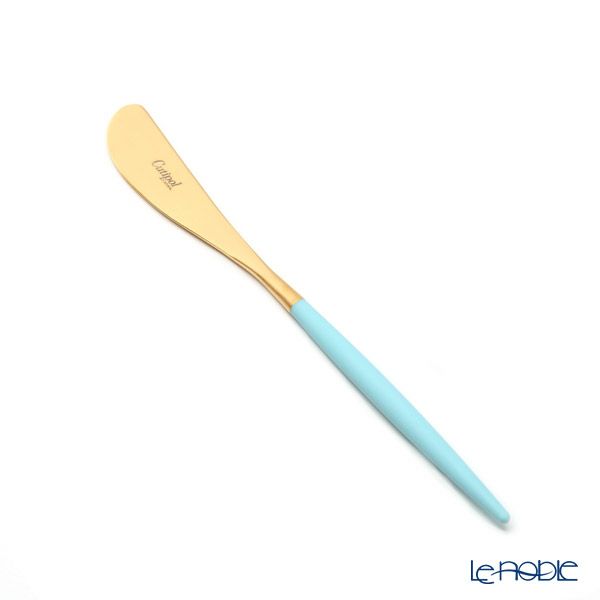クチポール ゴア GOA ターコイズ／ゴールド バタースプレッダー 17cm マット仕上げ
