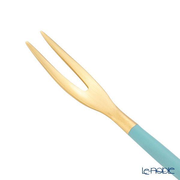 クチポール ゴア GOA ターコイズ／ゴールド ジャパニーズフォーク 12cm マット仕上げ