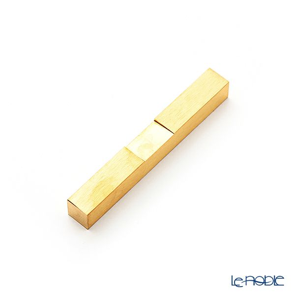 クチポール ゴア GOA ターコイズ／ゴールド 箸+箸置セット 22cm マット仕上げ