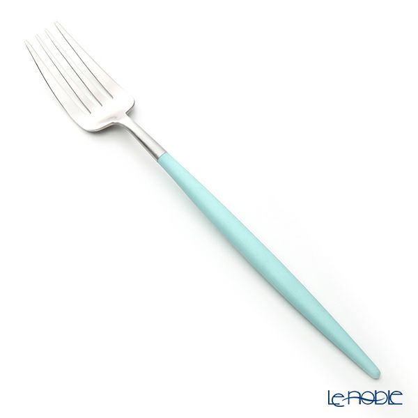 クチポール ゴア GOA ターコイズ／シルバー テーブルフォーク 21.5cm マット仕上げ